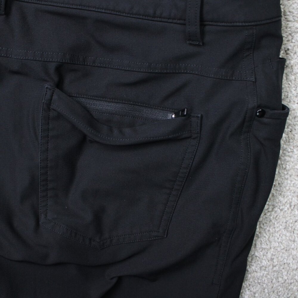 Lululemon Pants Mens 32 Black ABC Warpstreme Classic fit Straight 30" inseam - Picture 11 of 12